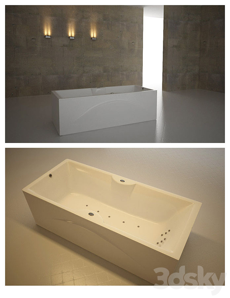 沐浴（4766_长方形_Vray）