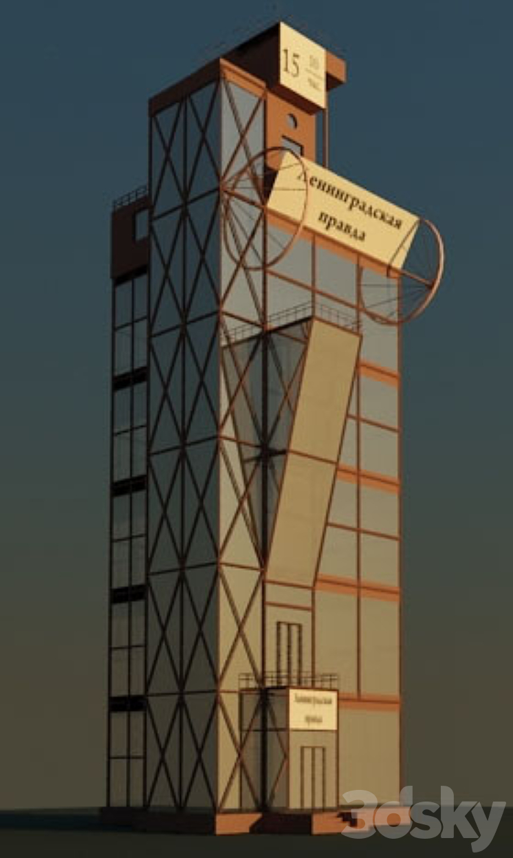 列宁格勒真理报项目兄弟Vesninyh（48396_长方形_Vray）