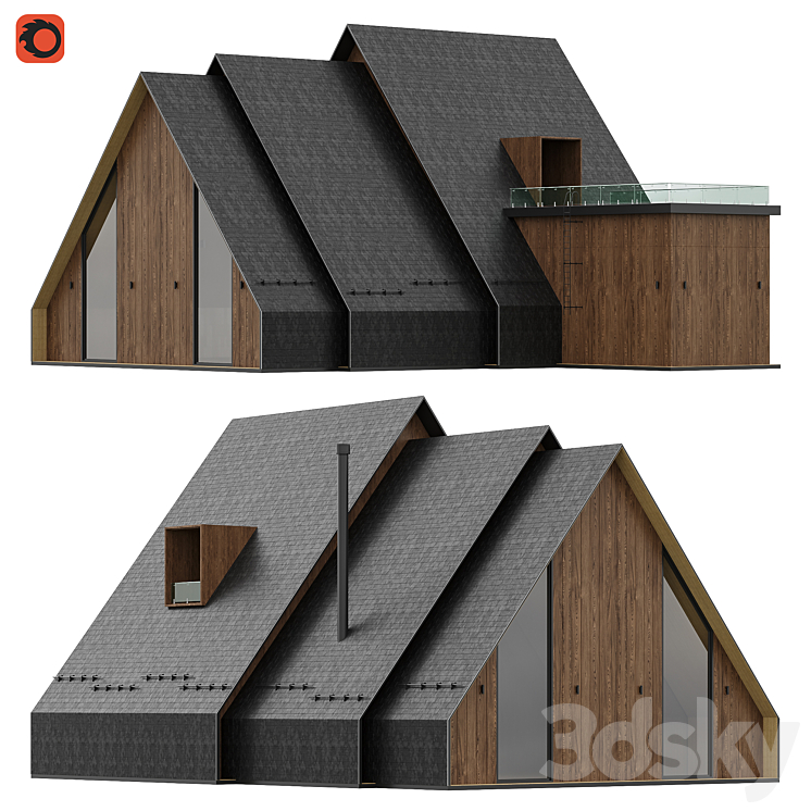 框架房屋_1（4946556_多边形_Corona）