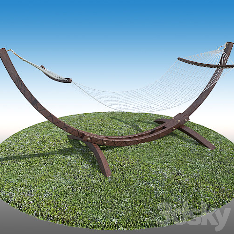 框架上的吊床（50496_长方形_Vray）