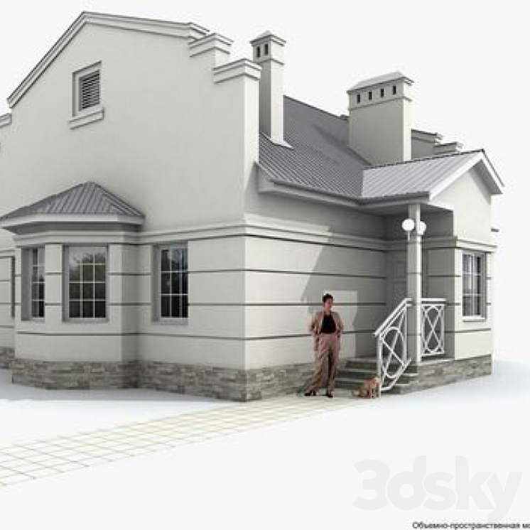 小屋（52182__Vray）