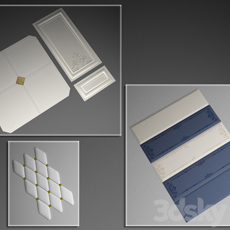 一套瓷砖（3套）（5380__Vray）