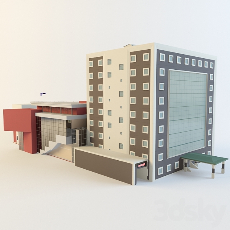 建筑（54657__Vray）