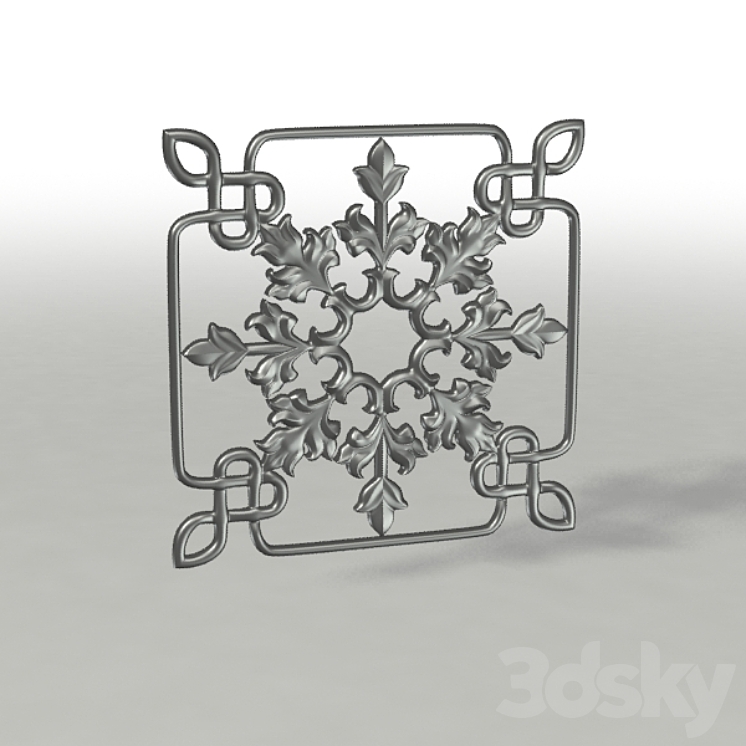 模块铸铁（54723_正方形_Vray）