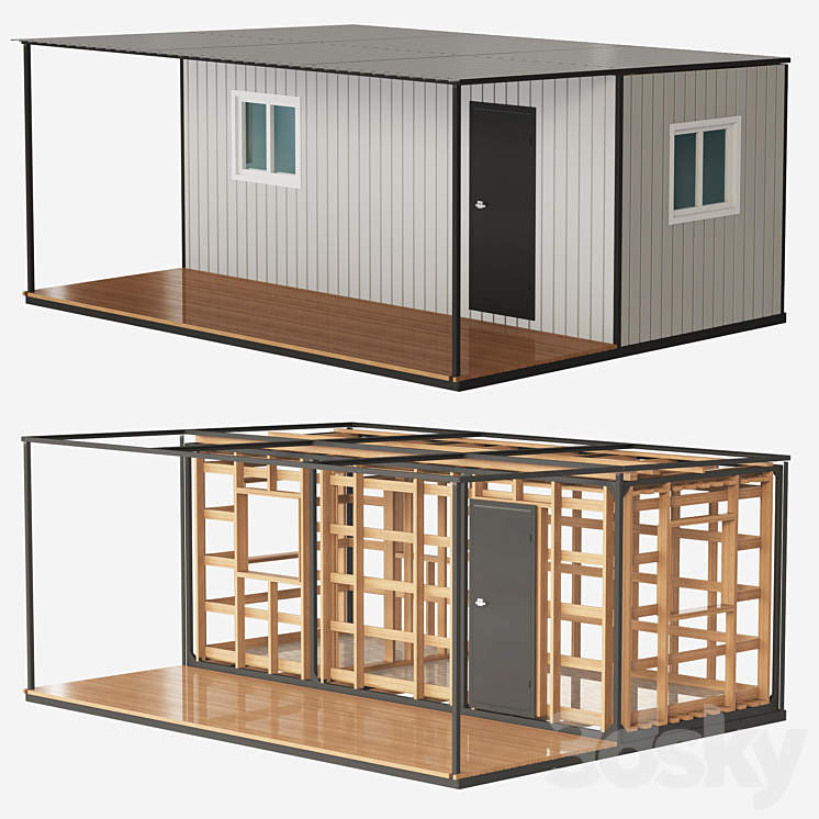 更换房屋n4（5923501_长方形_Vray,Corona）