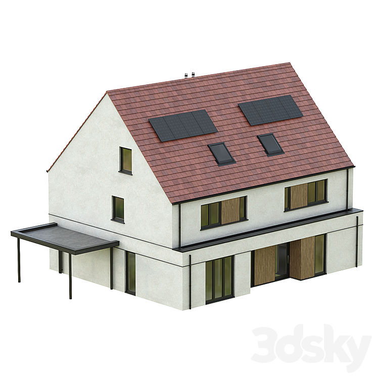 01号房子（6190895_长方形_Vray,Corona）