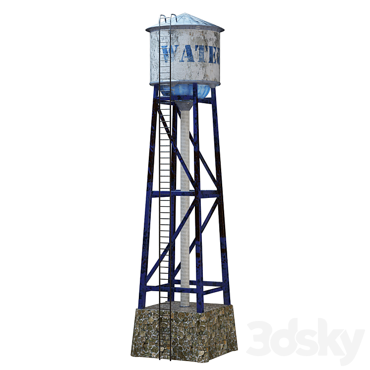 旧水塔（6684620_圆形_Vray）