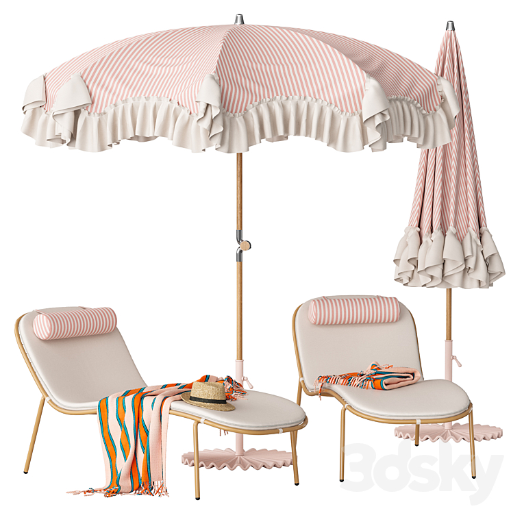 海滩游泳池装饰（6756702_圆形_Corona）