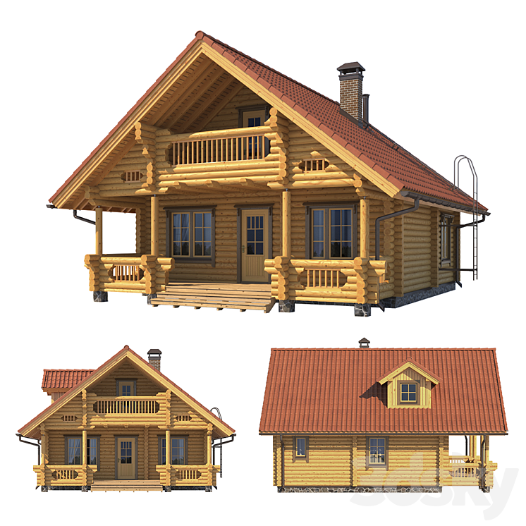 本卡小屋（6960376_长方形_Vray,Corona）