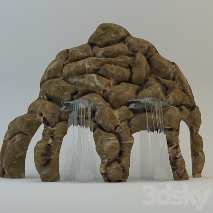 水上公园瀑布（70206__Vray）