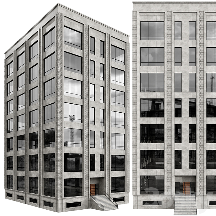 117号住宅楼（7038545_正方形_Vray,Corona）