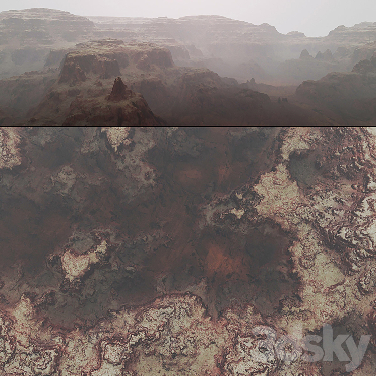 峡谷n15（7297735_不规则_Vray）