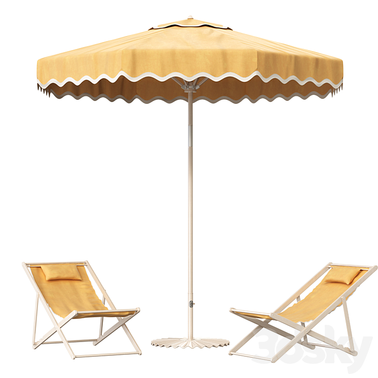 市场伞里维埃拉含羞草（7562828_多边形_Corona）