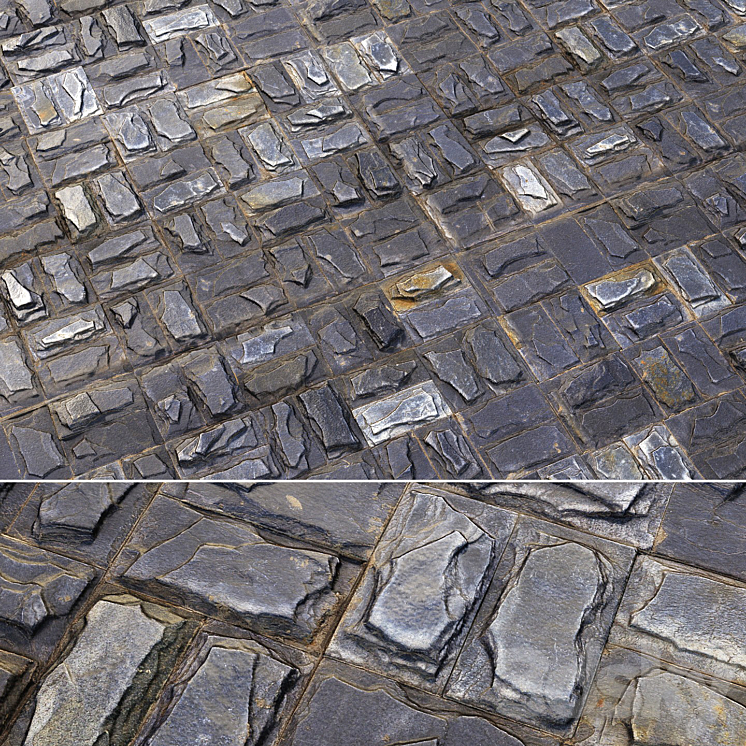 天然饰面石材。固体（7659410_正方形_Vray,Corona）