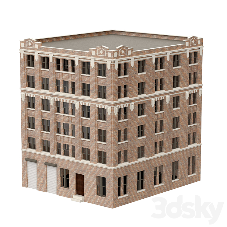 老砖房2从纽约（7771357_正方形_Vray,Corona）