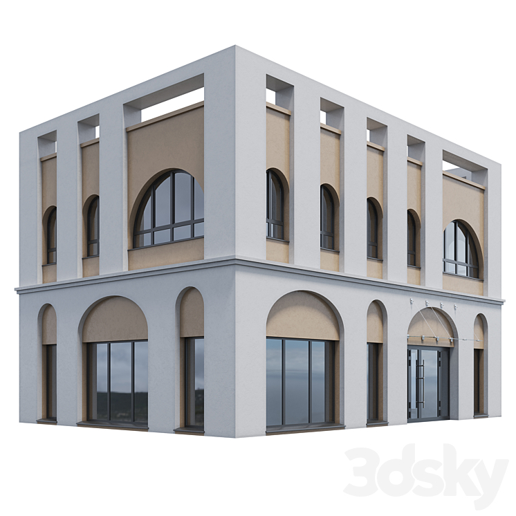 带拱门的办公楼（7794992_长方形_Corona）