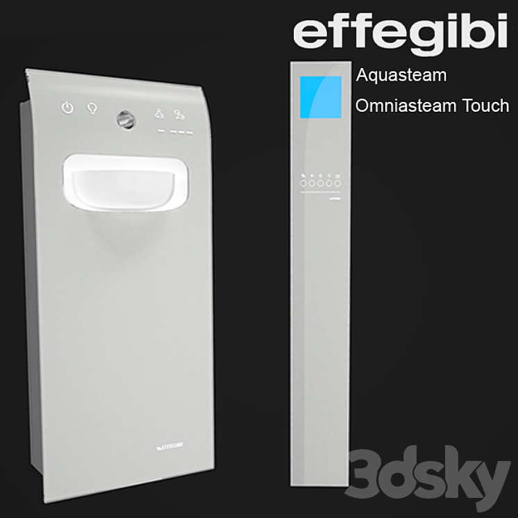 蒸汽发生器和Aquasteam Omniasteam（78196_长方形_Vray）