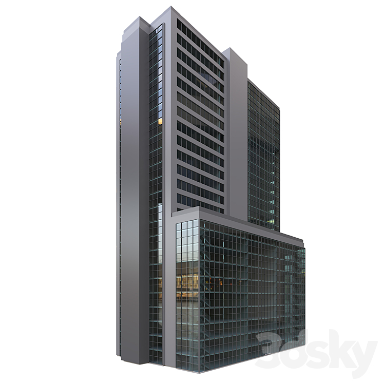 现代大厦73（7889782_长方形_Vray）