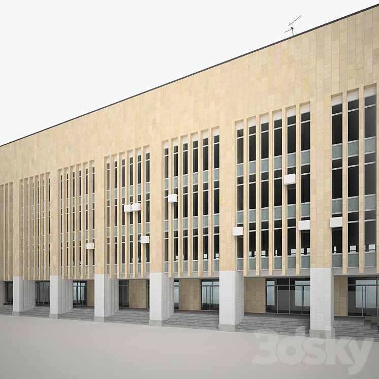 莫斯科第一Schipkovsky巷1号楼（801296_长方形_Vray）