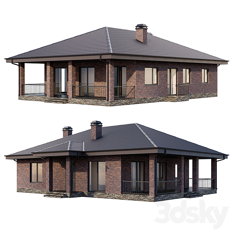 一层砖房，带露台和侧门（8024269_长方形_Corona）