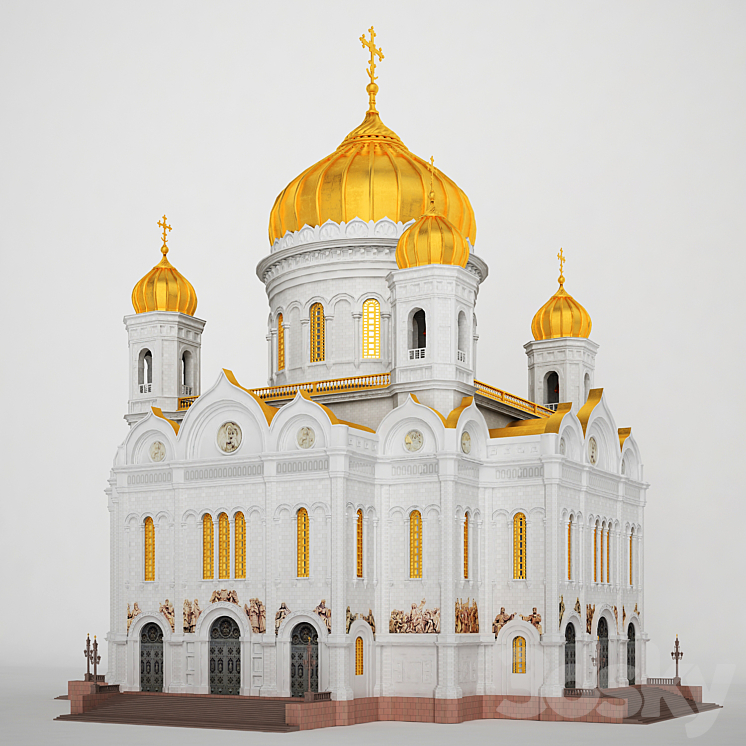 救世主大教堂（815082_多边形_Vray）