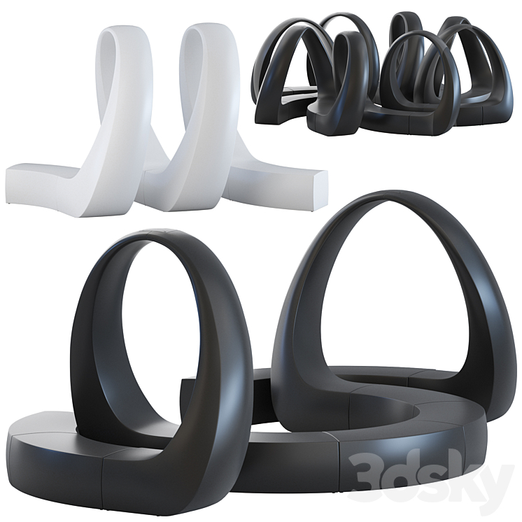 Fabio Novembre的《疯人与长凳》（8192246_圆形_Vray,Corona）