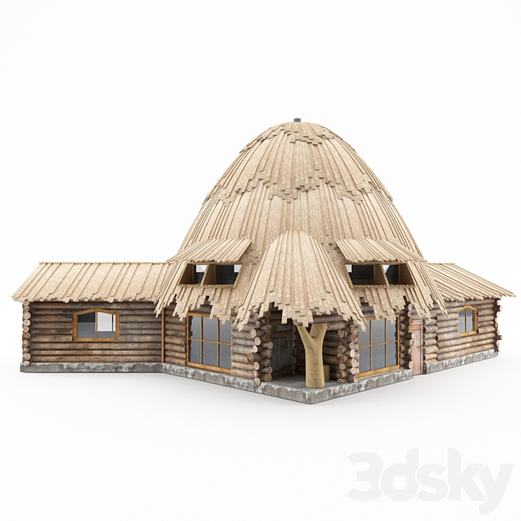 老房子（834916_多边形_Vray）