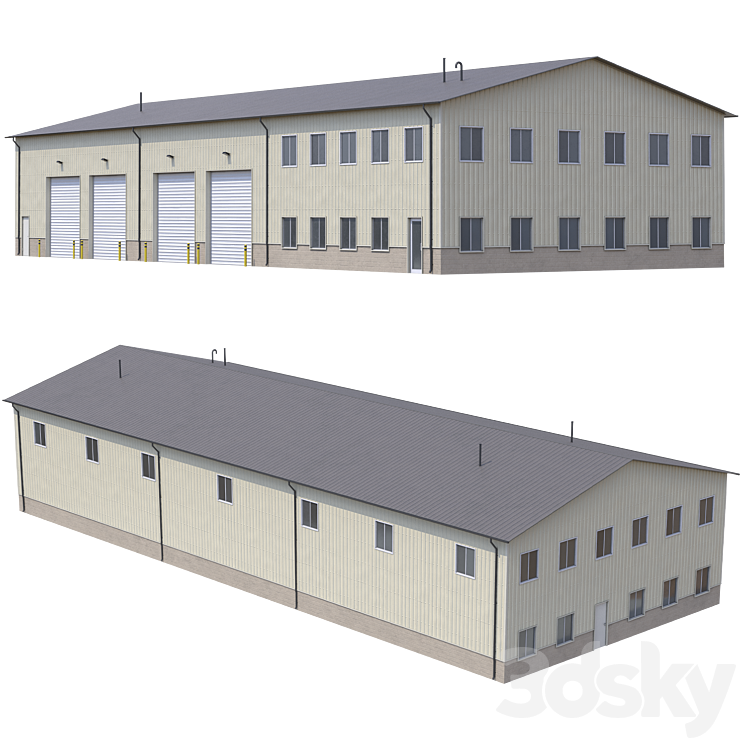 工业建筑（8349440_长方形_Vray）