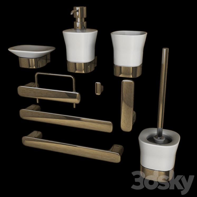 配件Toto MH。（91230_正方形_Vray）