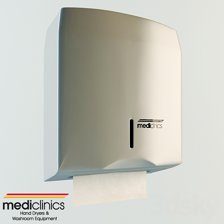 纸巾分配器医疗诊所（92080_长方形_Vray）