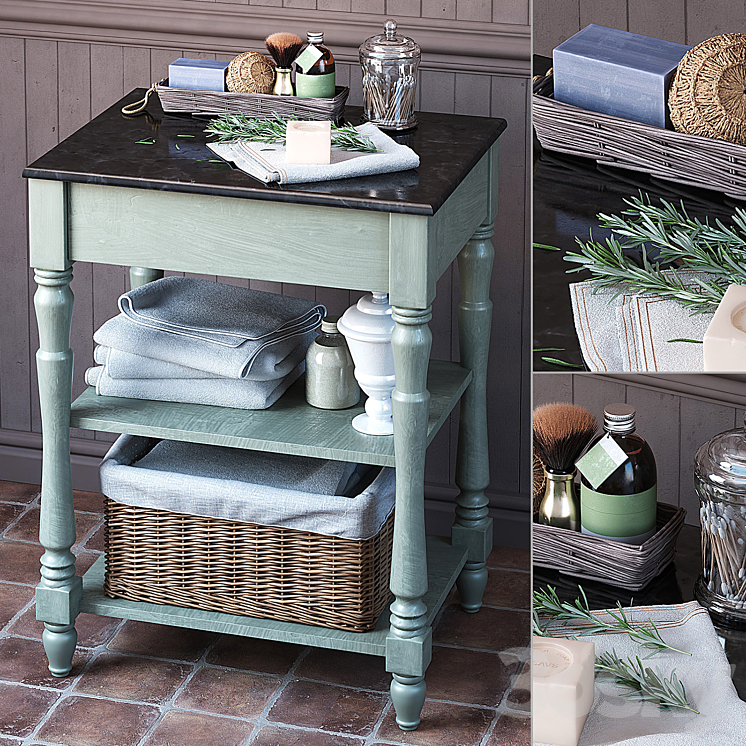 装饰套装（954661_长方形_Vray）